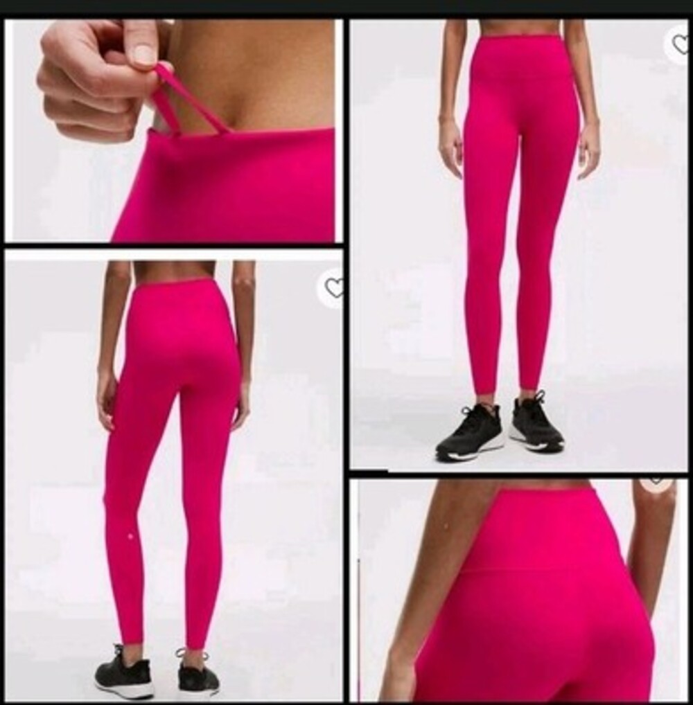 Lululemon Wunder Train High-Rise Tight 28" Size 0 Pinj Dragonfruit Leggings